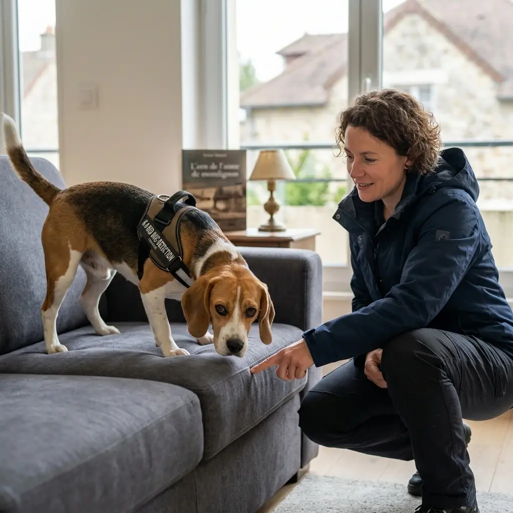 Comment fonctionne la recherche canine sur le terrain ?
