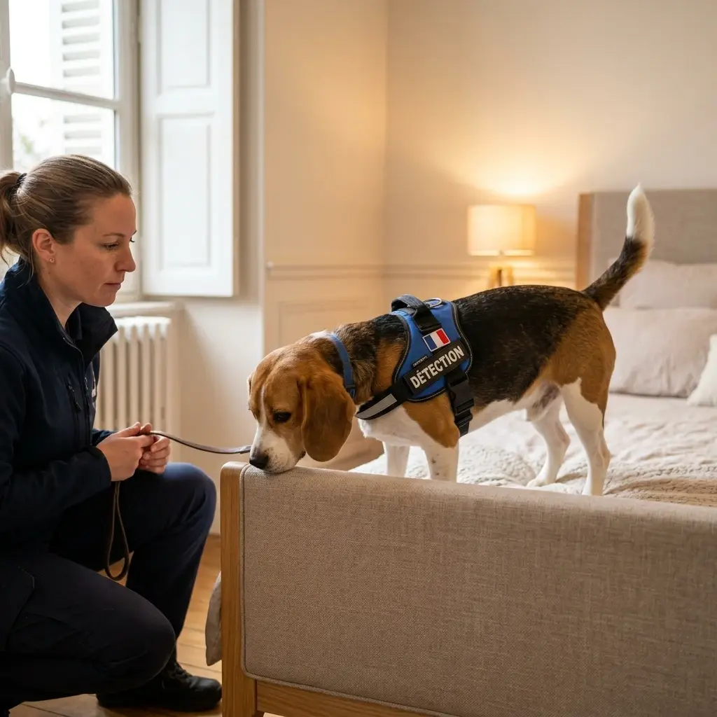 Comment se déroule la détection canine à Montlignon ?