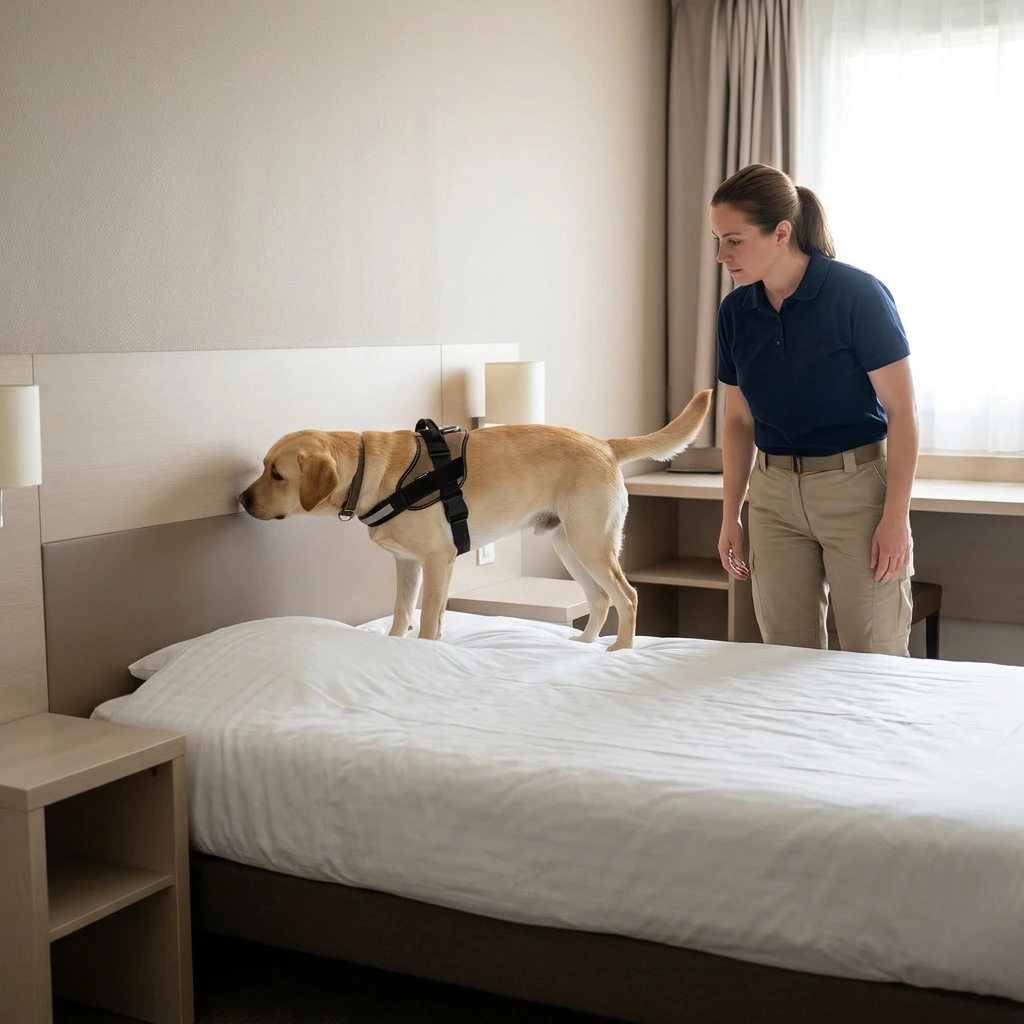 Comment se déroule la détection canine à Roissy-en-France ?