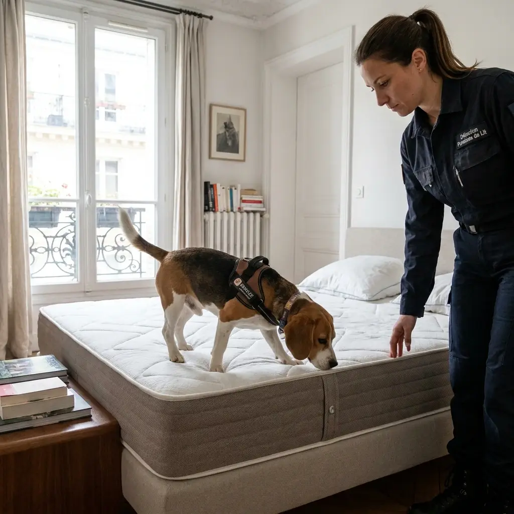 Comment se déroule la détection canine à Courdimanche ?