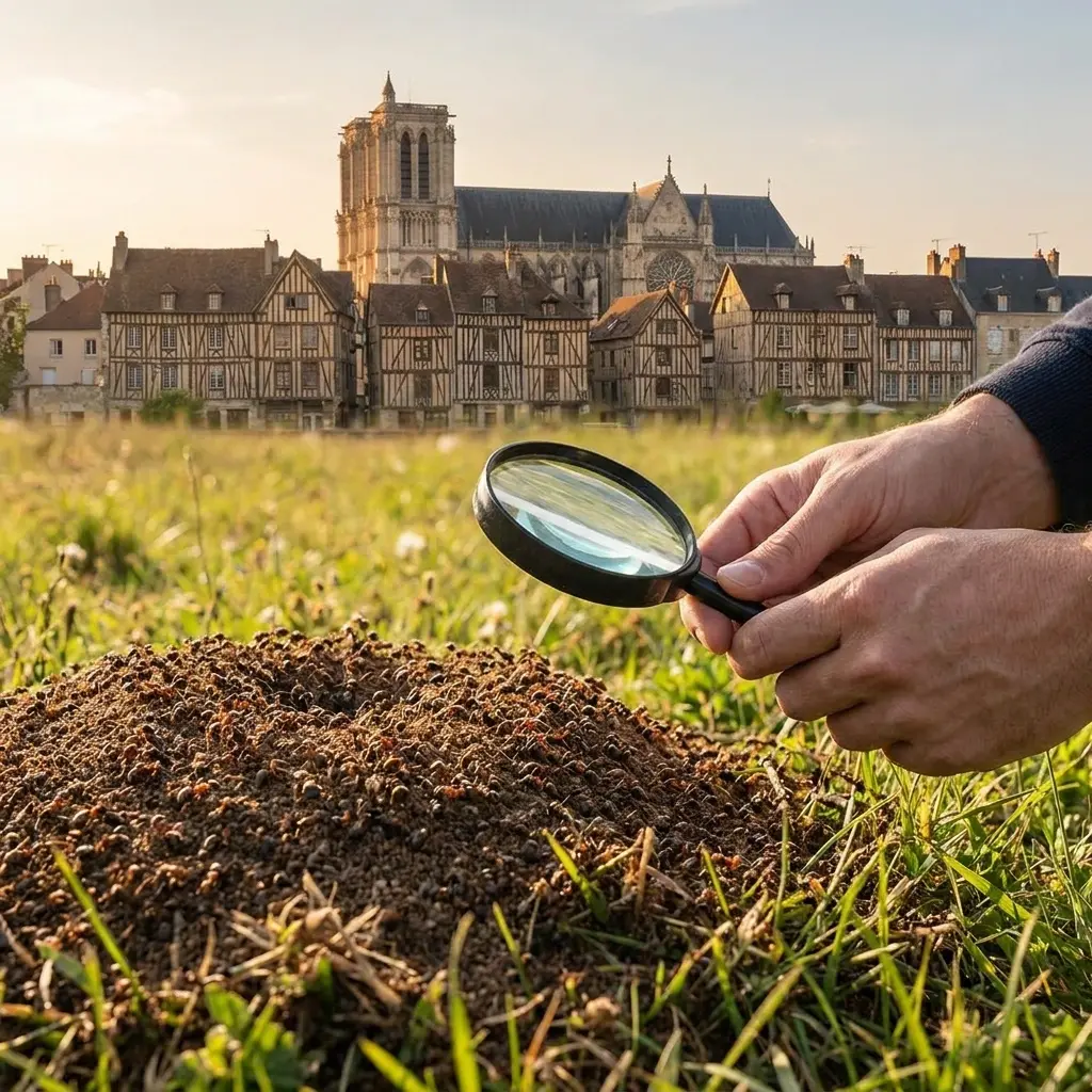 Situations typiques de présence de fourmis dans l'Aube