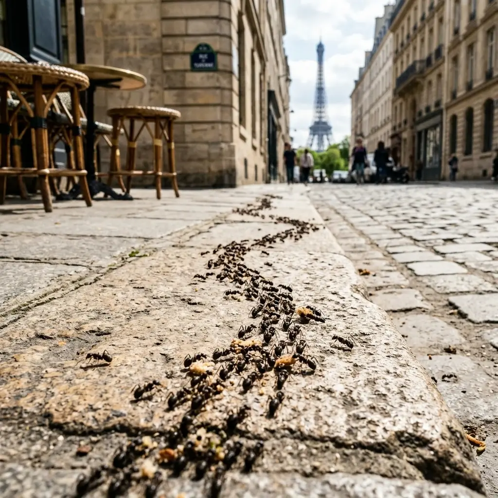 Rangées le long des plinthes