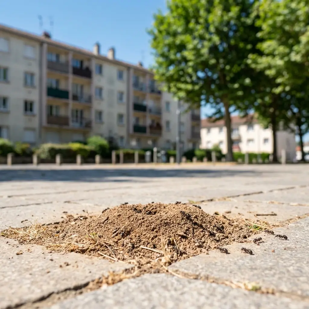 Situations courantes : colonies sous dalle, infiltrations en cuisine, nids de jardin