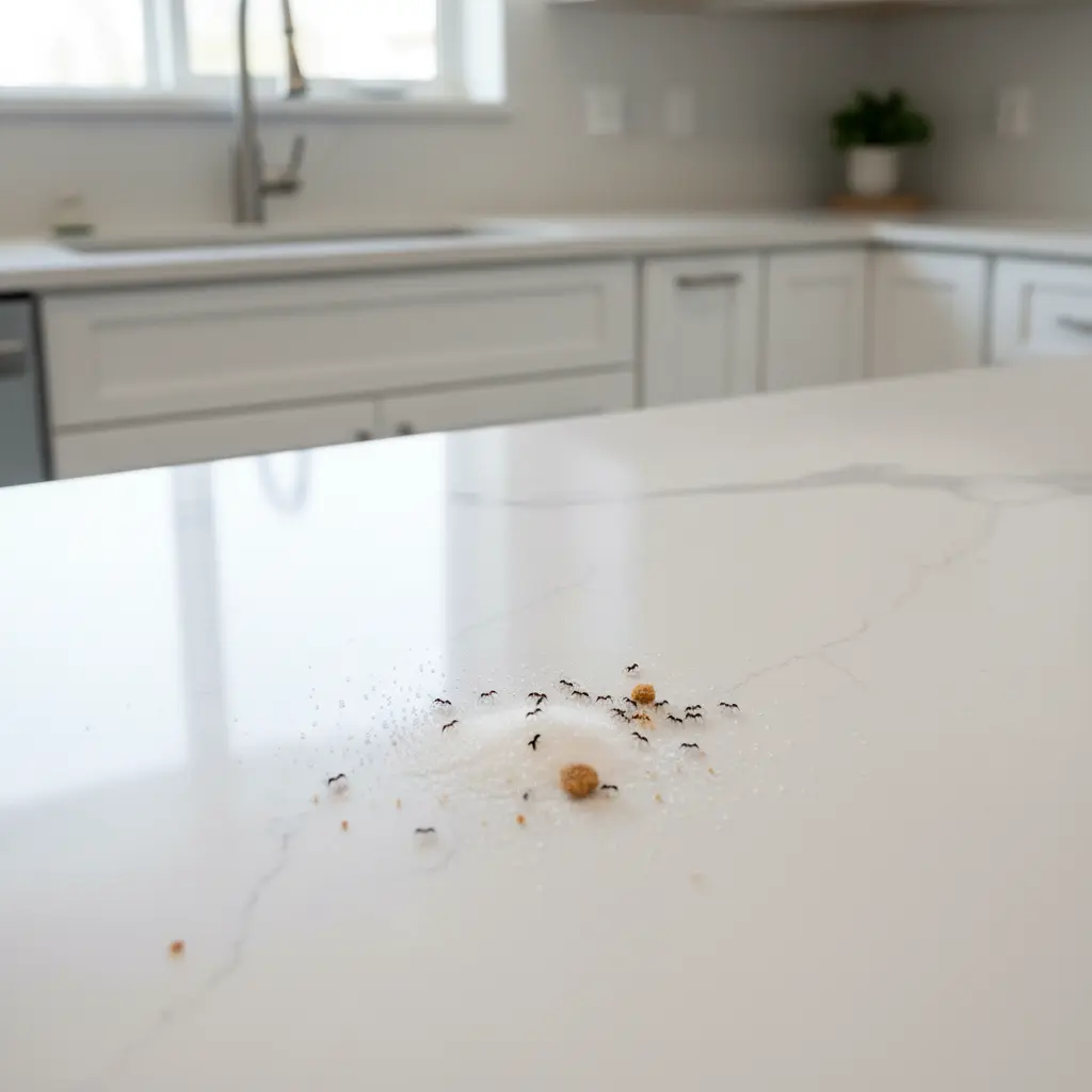 Présence d'insectes dans la cuisine