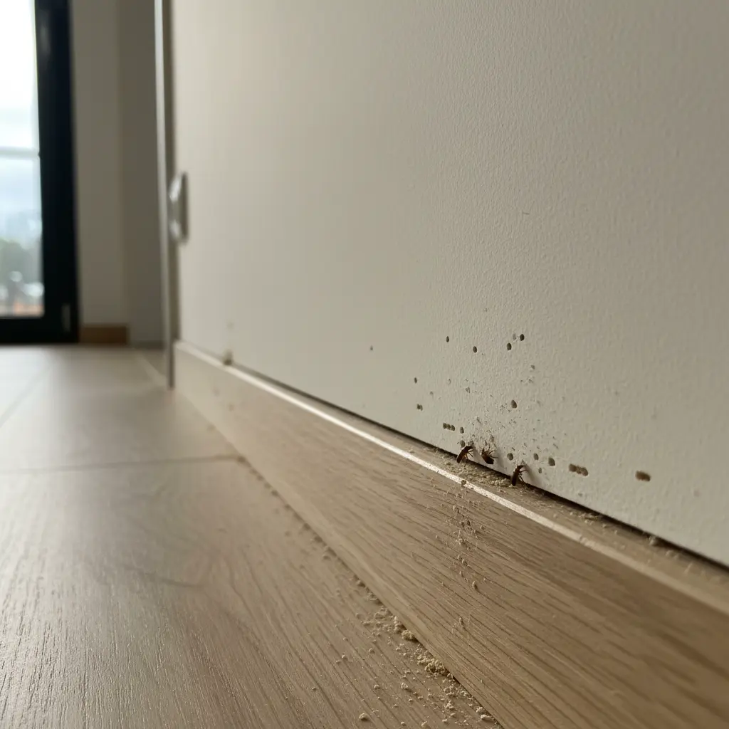Trous minuscules dans les murs