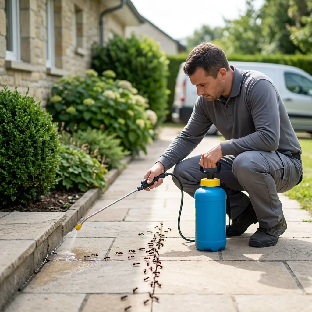 L'approche technique pour l'extermination des fourmis