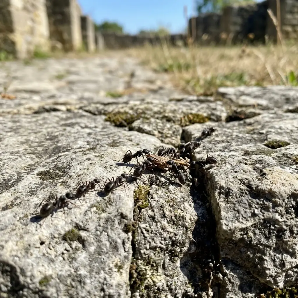 Comment nous traitons les fourmis sur place