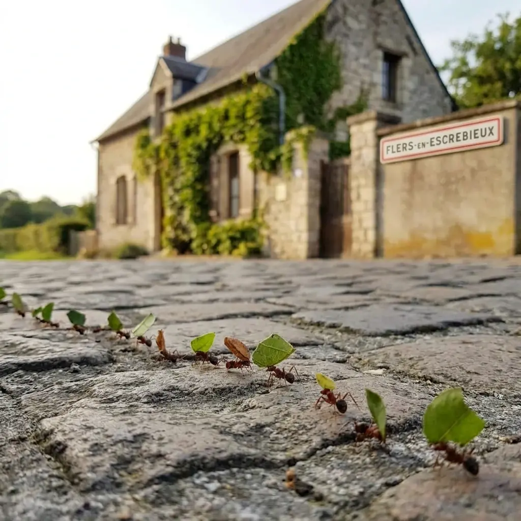 Comment se déroule l'intervention à Flers-en-Escrebieux ?