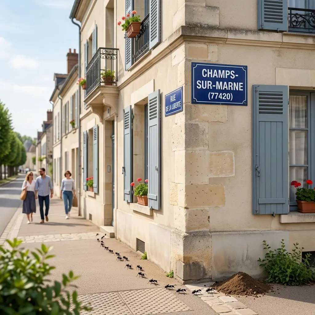 Comment se déroule l'intervention à Champs-sur-Marne ?
