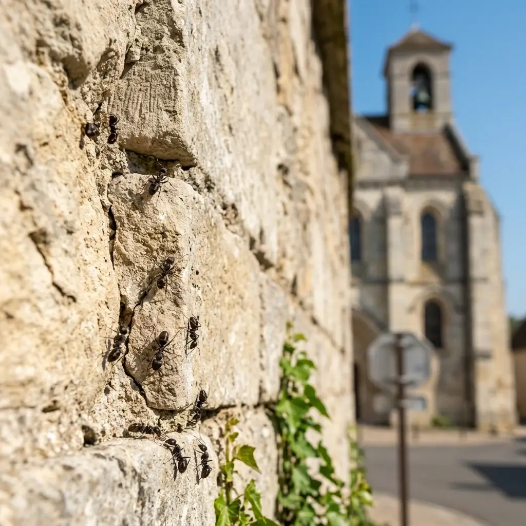 Comment se déroule l'intervention contre les fourmis à Jouarre ?