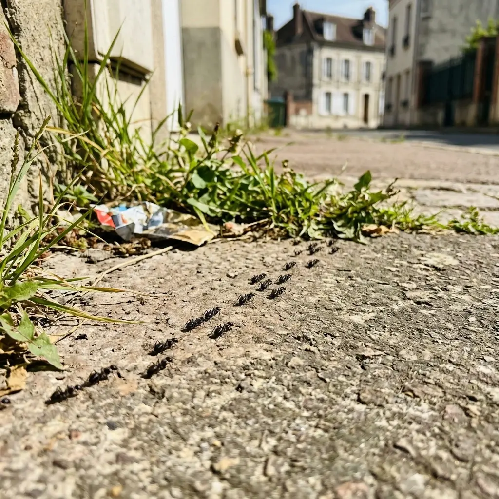 Comment se déroule l'intervention contre les fourmis à Poissy ?