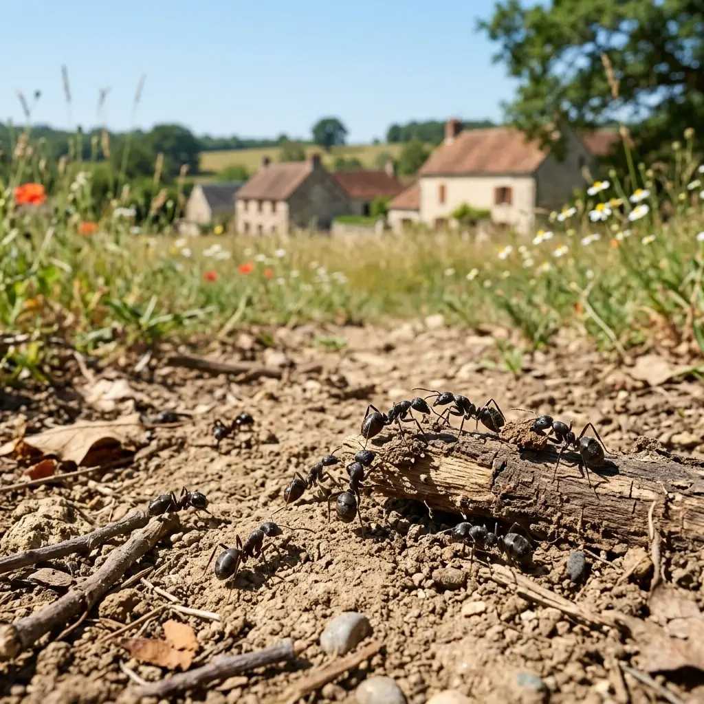 Comment se déroule l'intervention contre les fourmis à Gambais ?