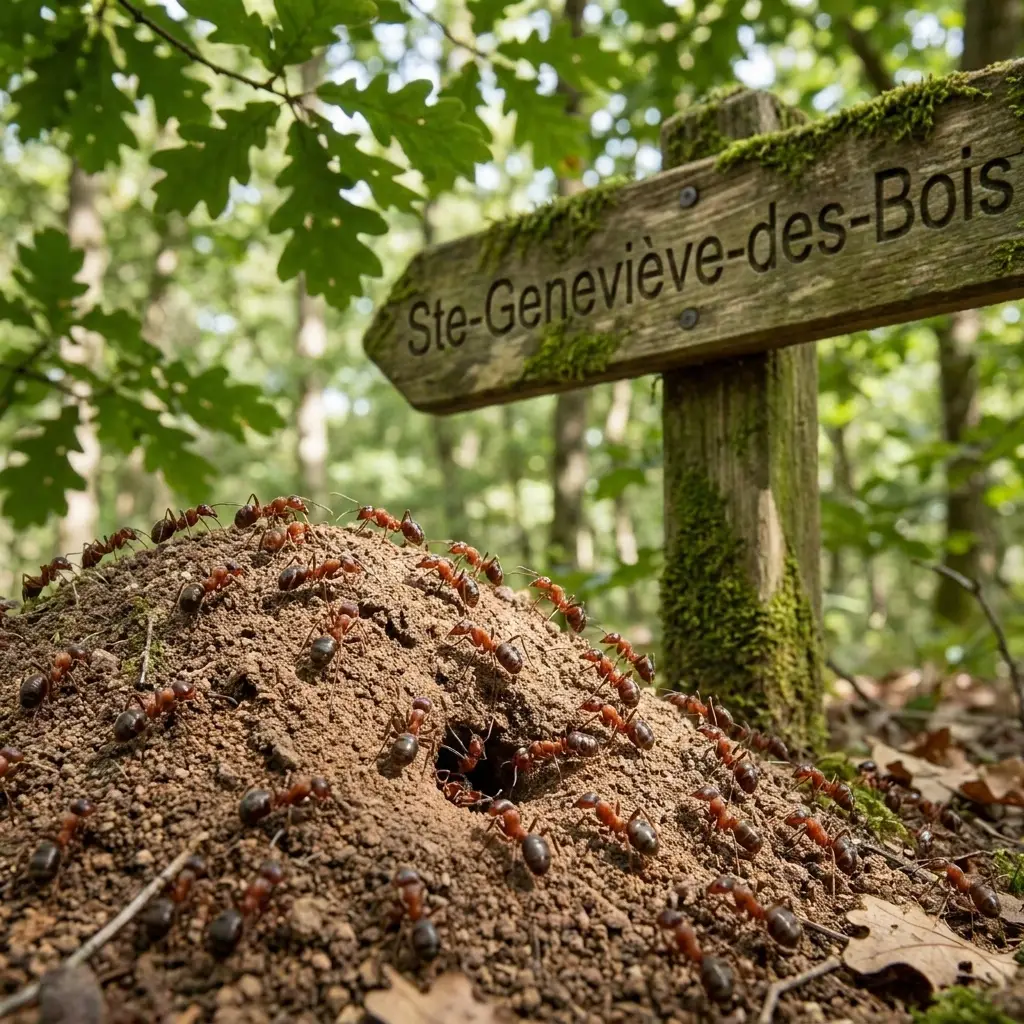 Comment se déroule l'intervention à Sainte-Geneviève-des-Bois ?