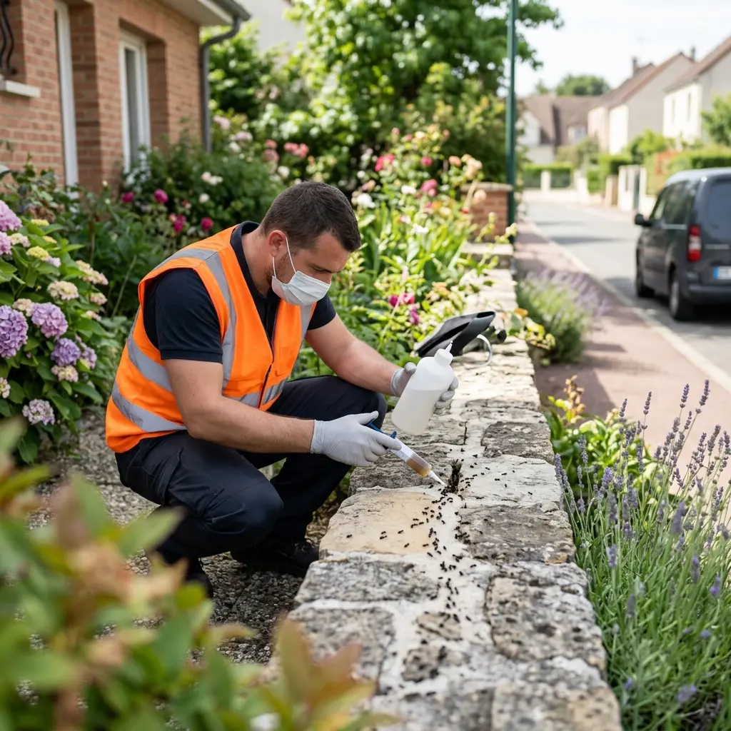 Comment se déroule l'intervention contre les fourmis à Antony ?