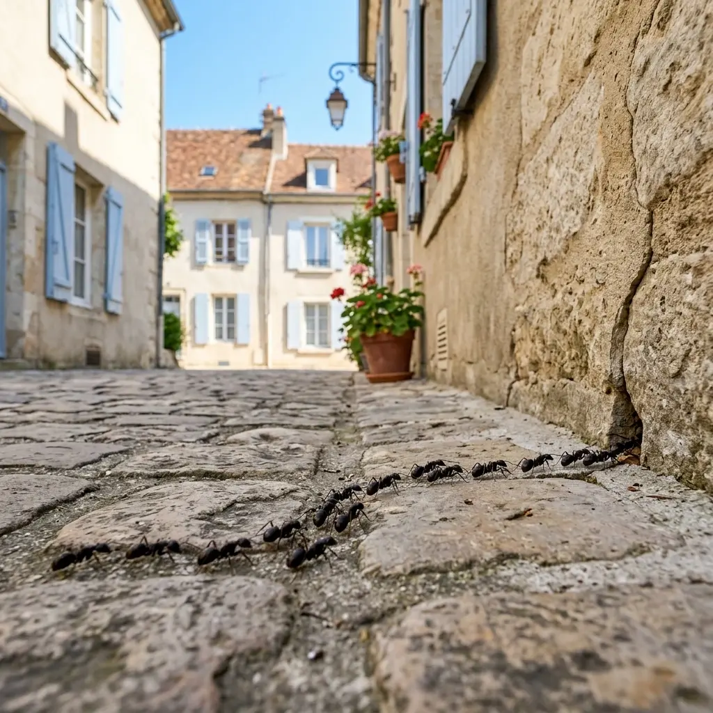Comment se déroule l'intervention contre les fourmis à Cergy ?