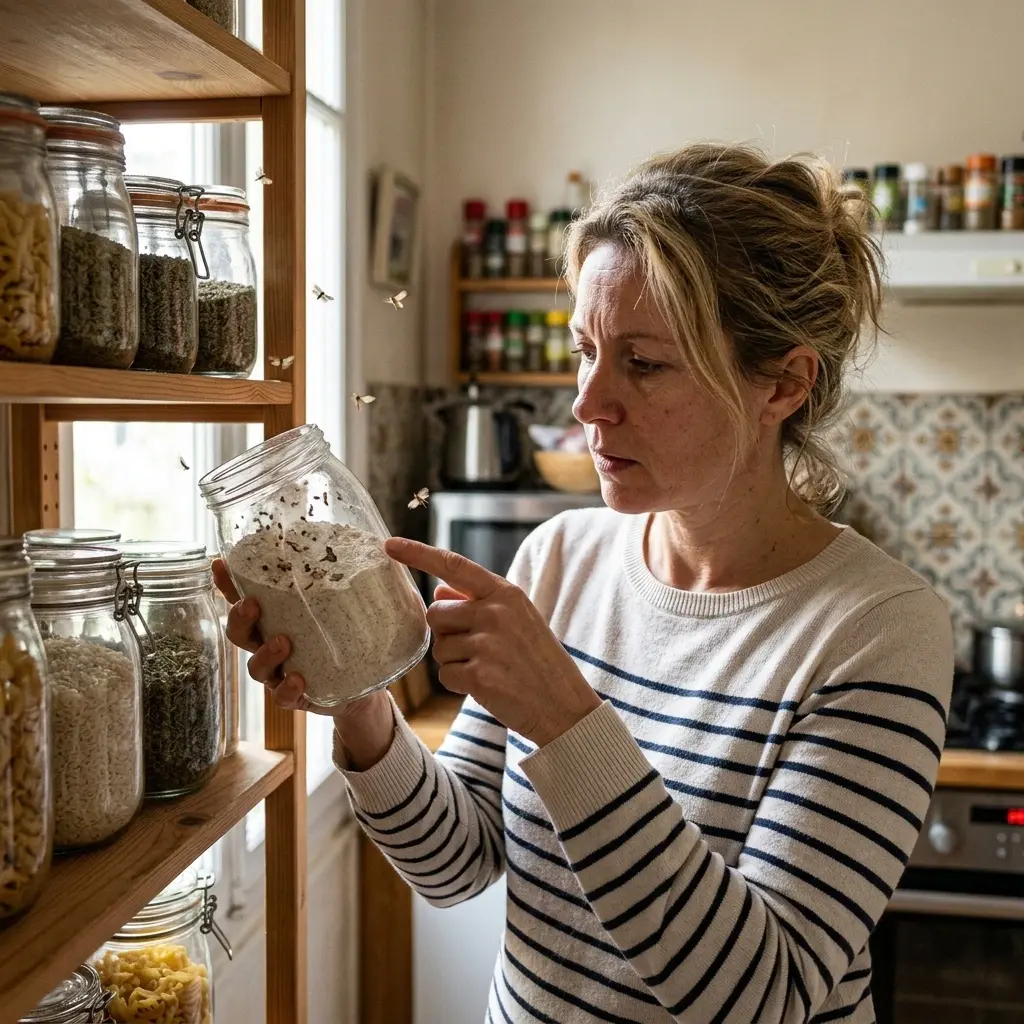 Situations courantes : placards infestés, stocks de grains et celliers souillés