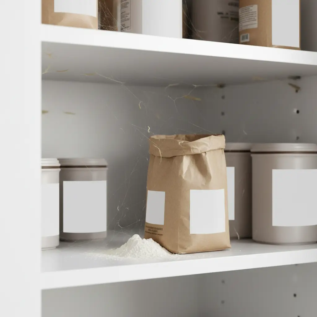 Des toiles fines dans les placards