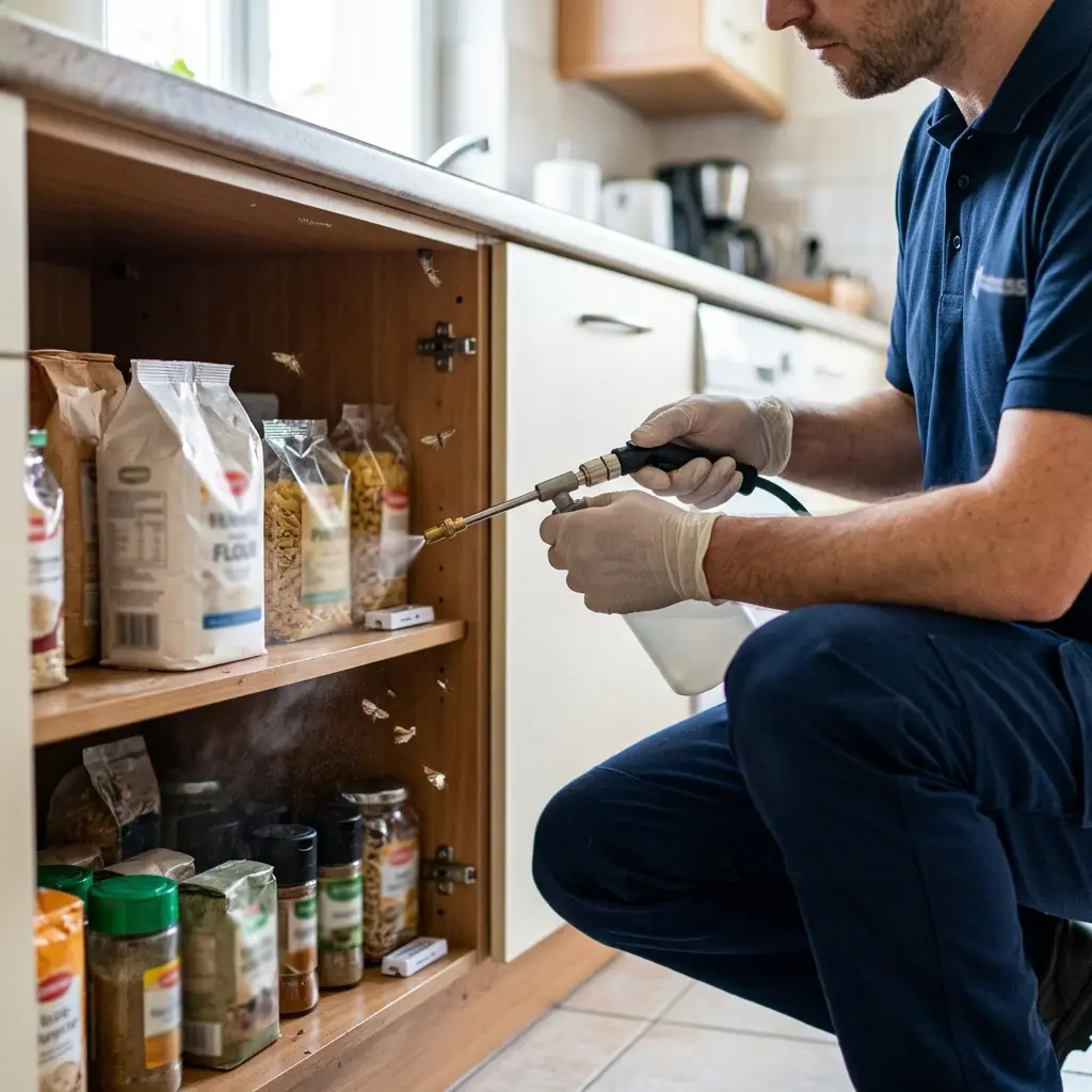 Un traitement professionnel contre les mites alimentaires