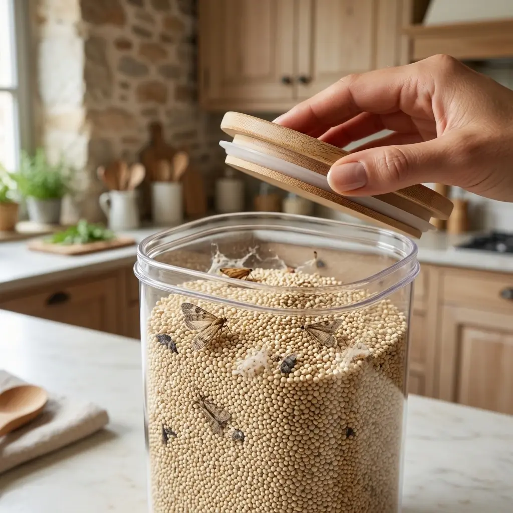 Notre méthode pour éradiquer la mite alimentaire