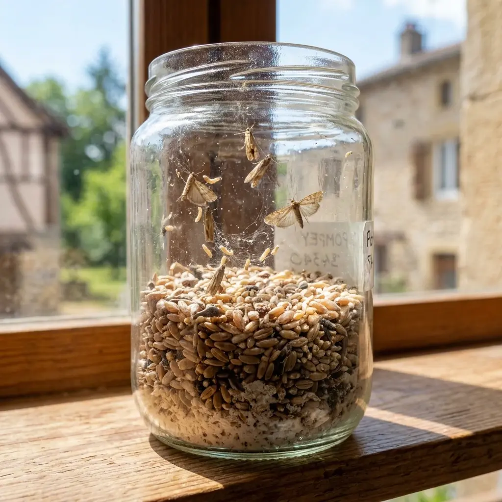 Notre méthode de lutte contre la mite alimentaire