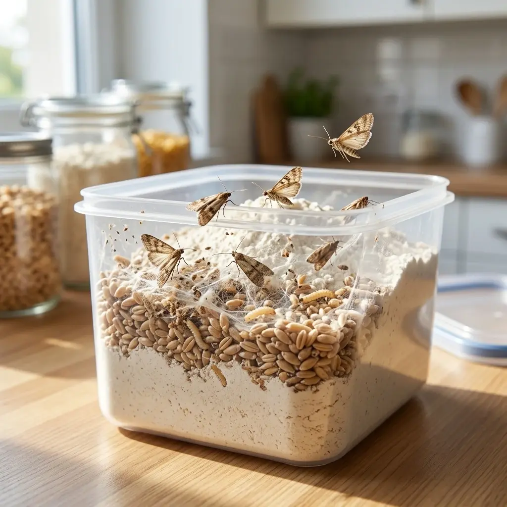 Notre méthode de lutte contre la mite alimentaire