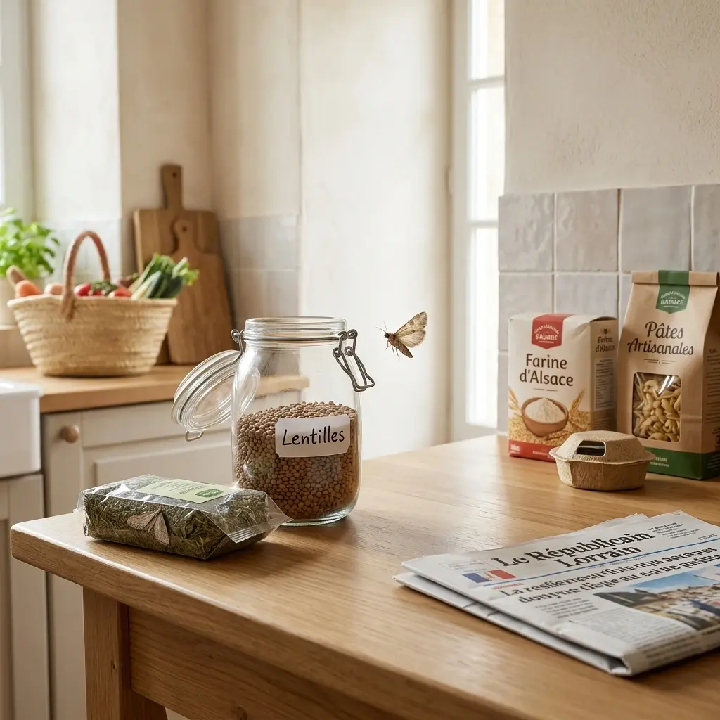 Notre méthode de lutte contre la mite alimentaire
