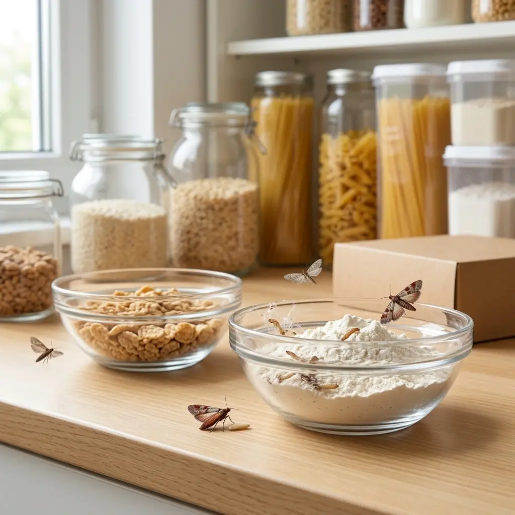 Un traitement professionnel contre les mites alimentaires