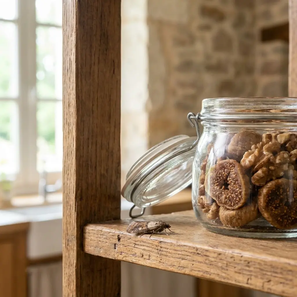 Comment nous éliminons les mites alimentaires chez vous