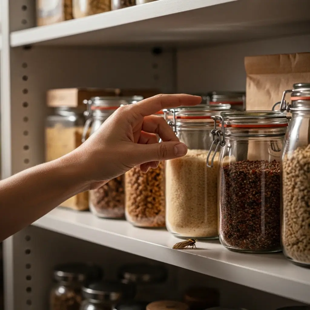 Rassurez-vous, la mite alimentaire ne restera pas chez vous
