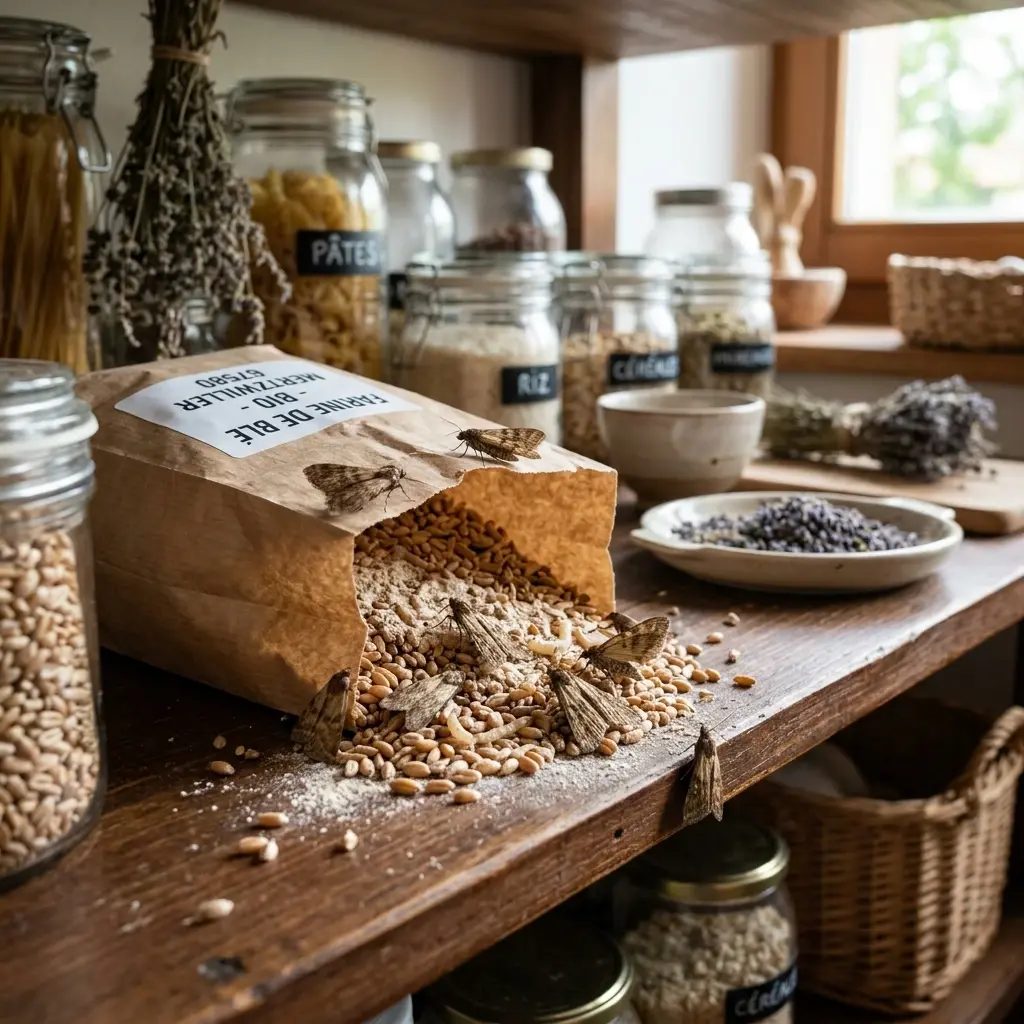 Notre méthode de lutte contre les mites alimentaires
