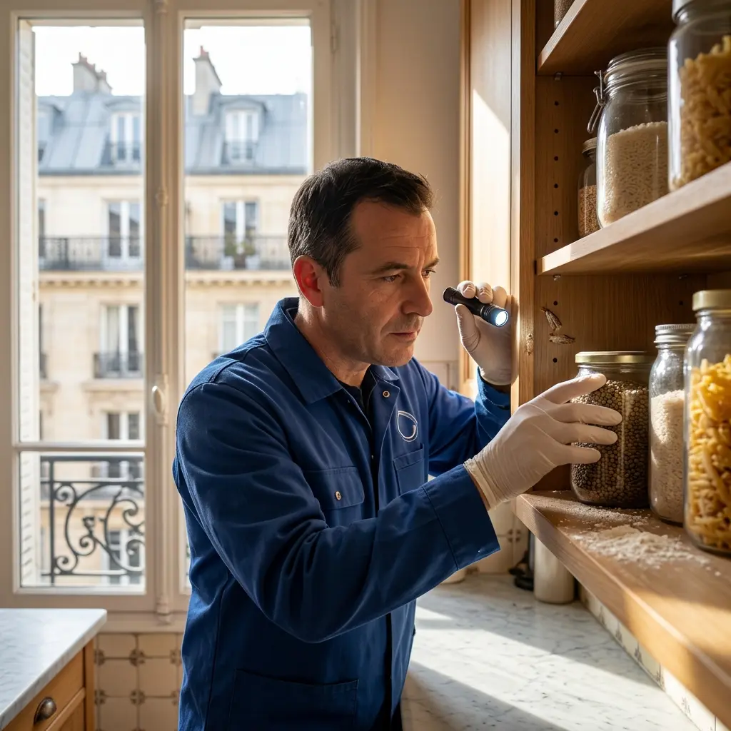 Expertise en lutte contre la mite alimentaire à Paris 16