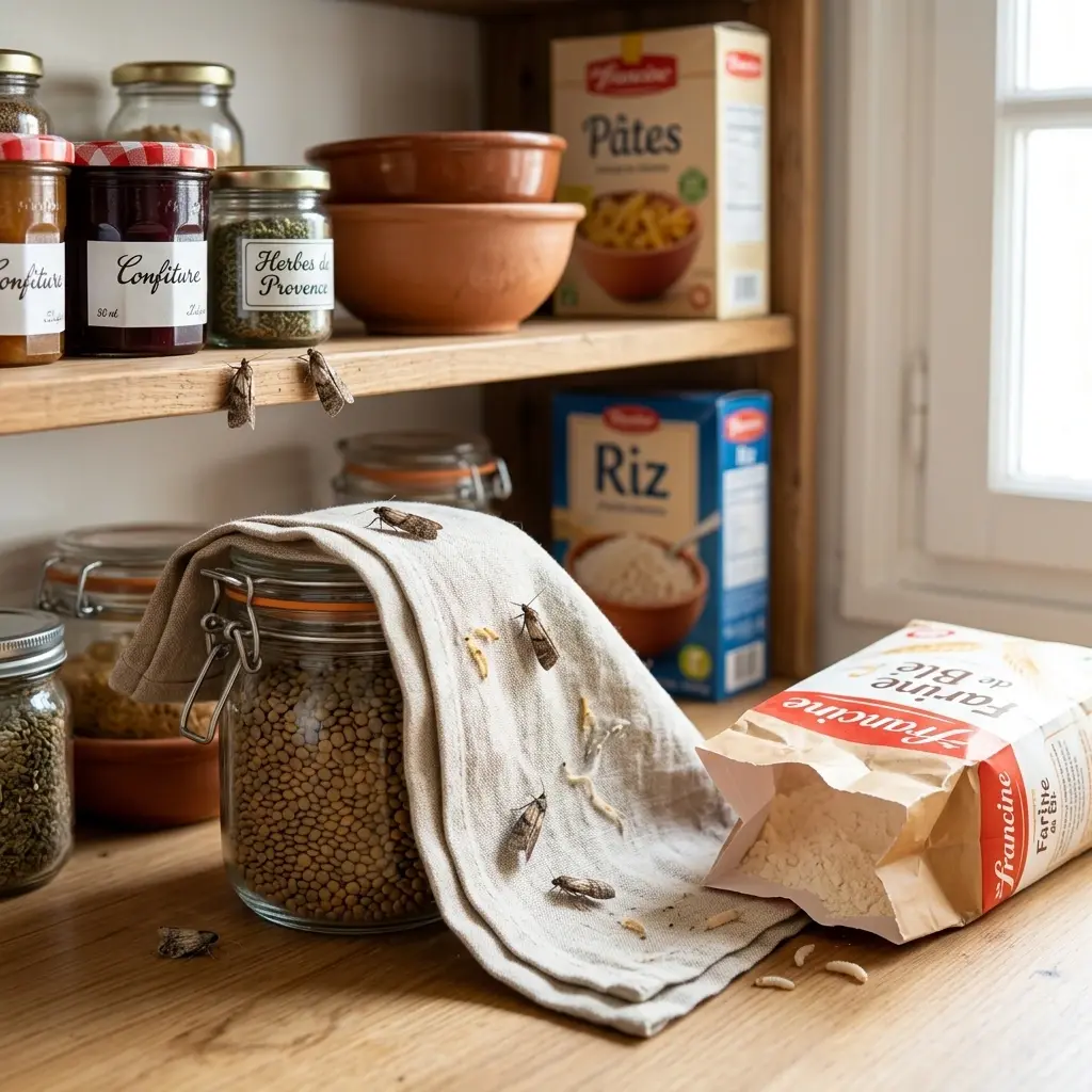 Notre méthode de lutte contre la mite alimentaire