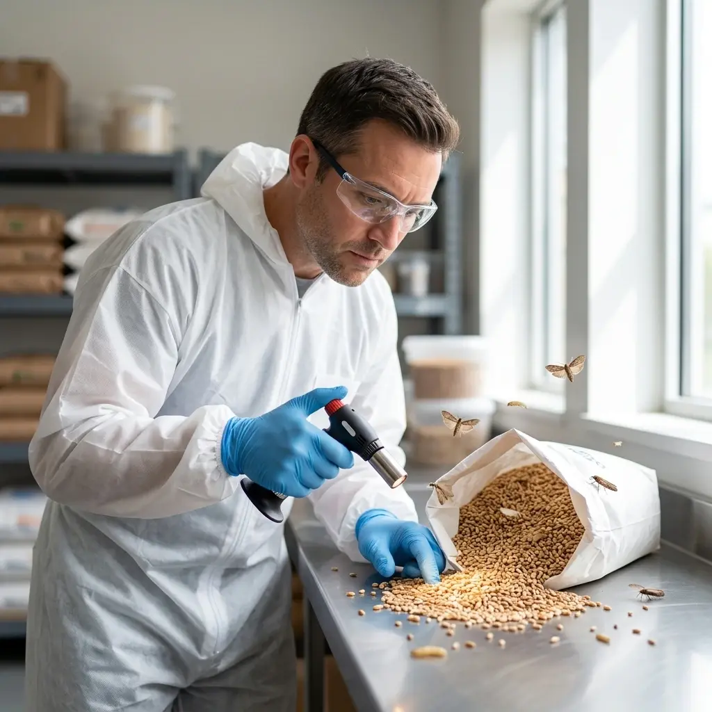 Un traitement technique et ciblé contre les mites