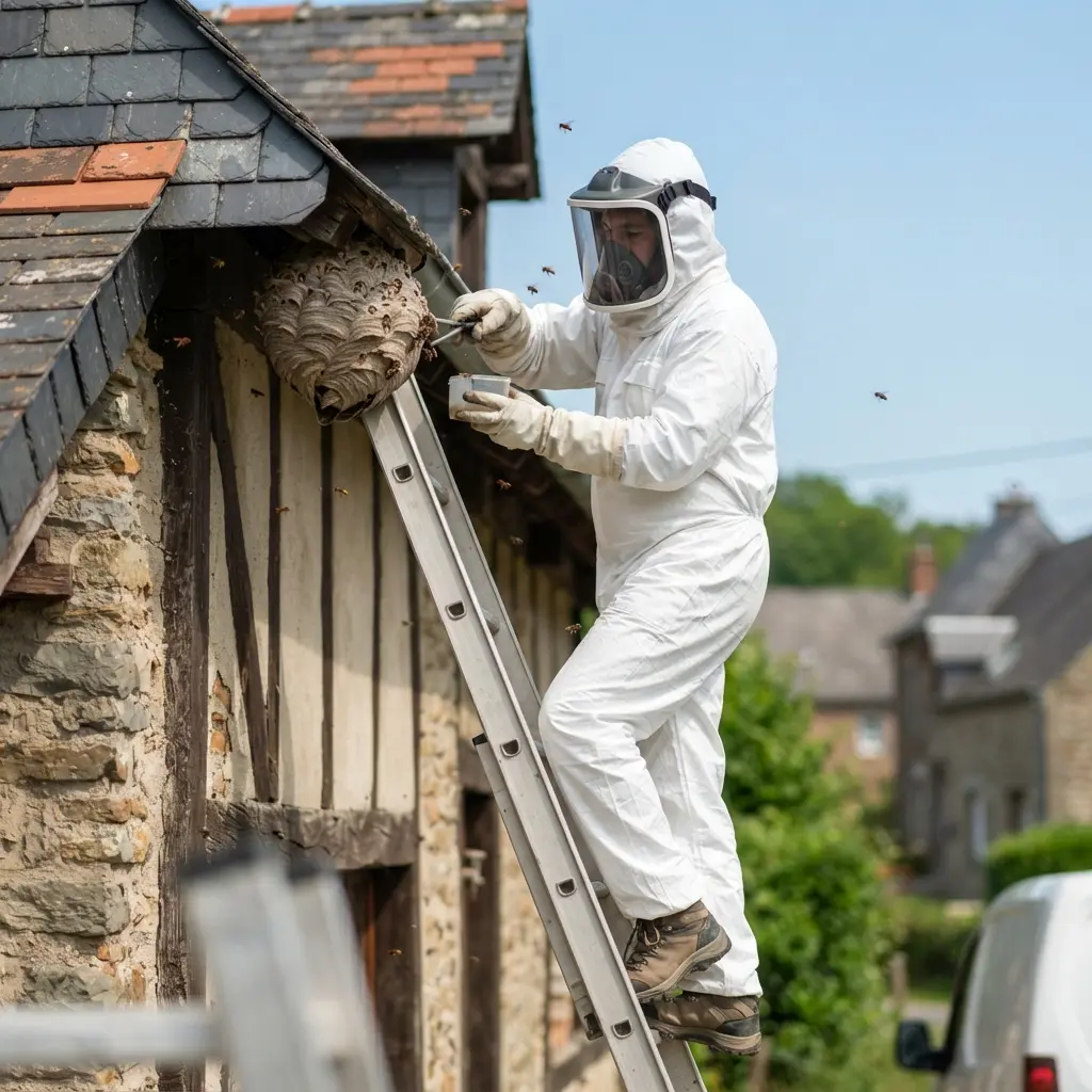 Comment se déroule l’intervention sur nid de frelon dans Ardennes