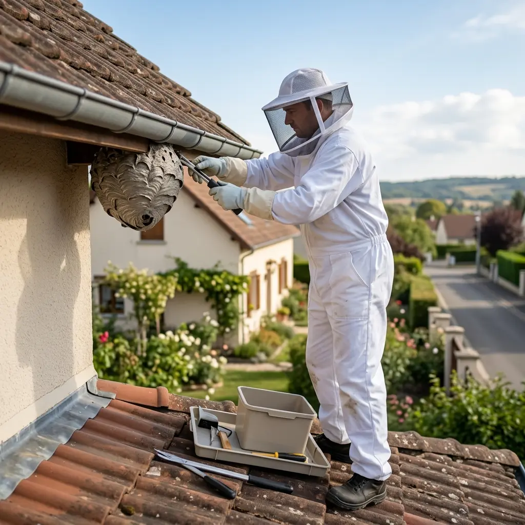 Situations courantes : nids sous toiture, dans les haies ou enterrés