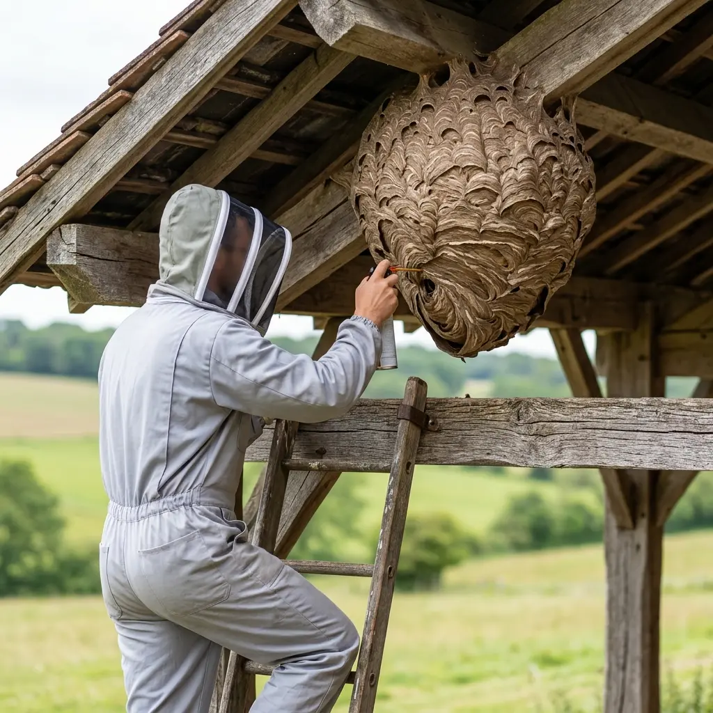Comment réagir face à un nid de frelon dans votre jardin ?