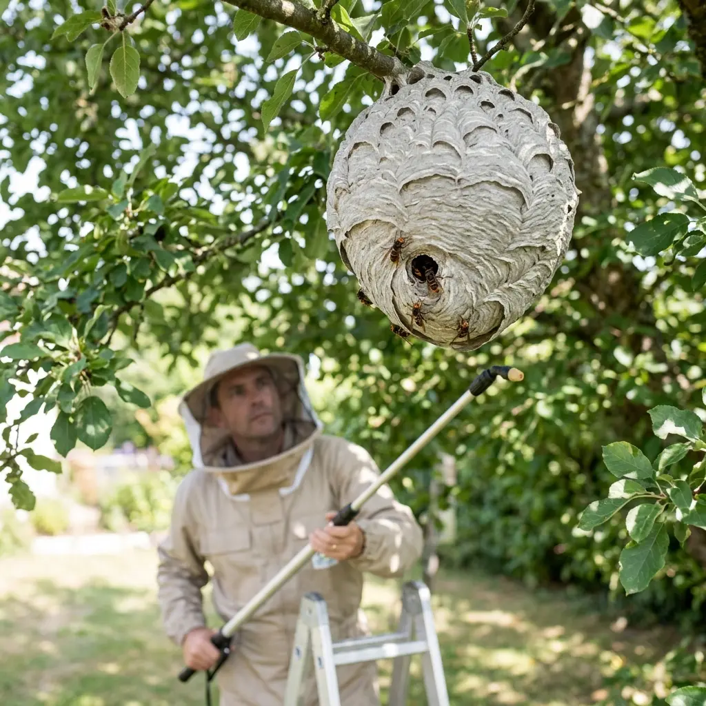 Comment réagir face à un nid de frelon chez vous ?