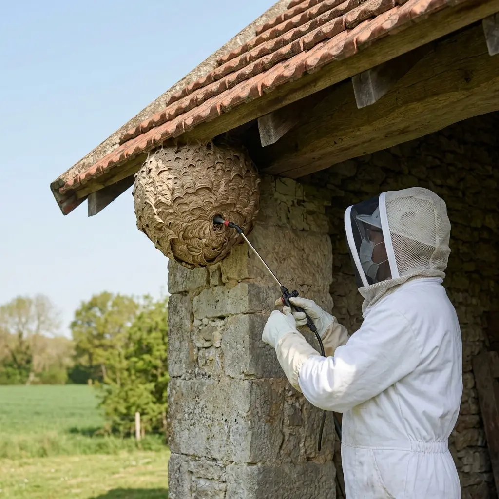 Nid de frelon Athies-sous-Laon (02840)