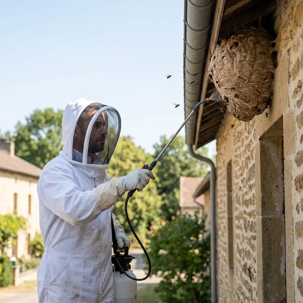 Comment réagir face à un nid de frelon à Bazeilles ?