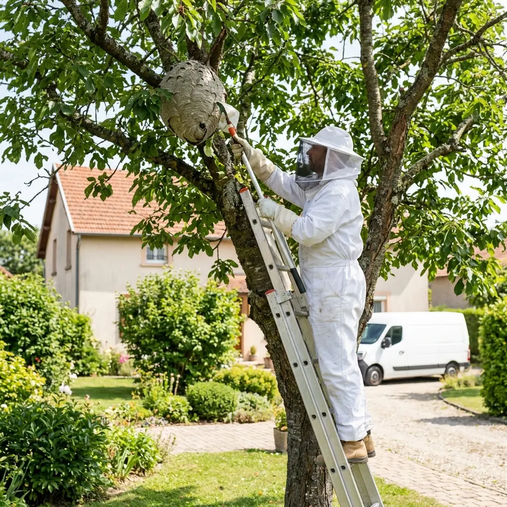 Nid de frelon Nouvion-sur-Meuse (08160)