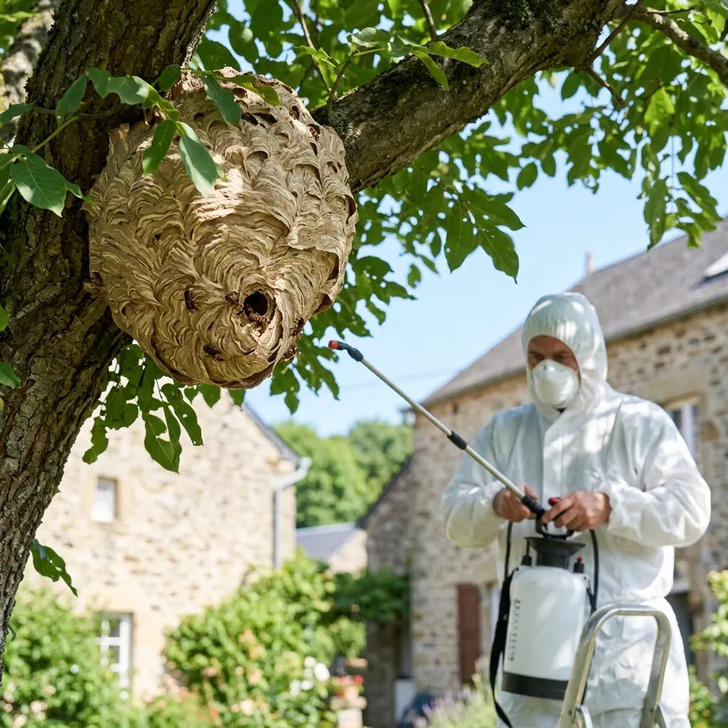 Notre méthode pour éliminer le nid de frelon