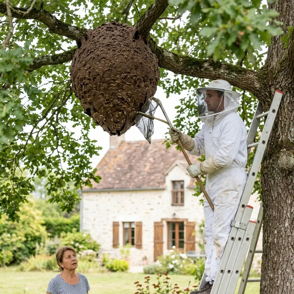 Comment nous traitons les colonies de frelons