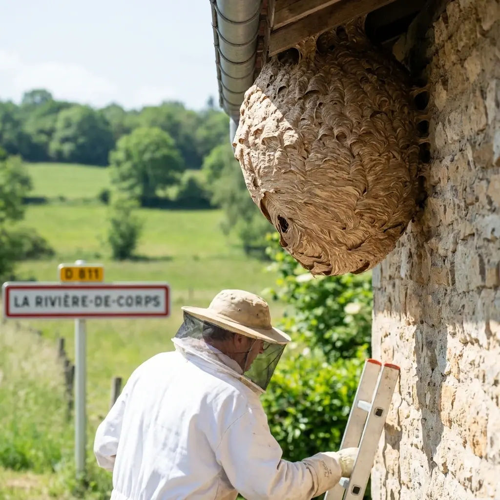Comment se déroule l'intervention à La Rivière-de-Corps ?