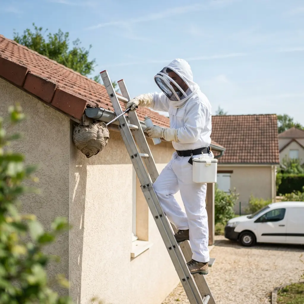 Nid de frelon Saint-Julien-les-Villas (10800)