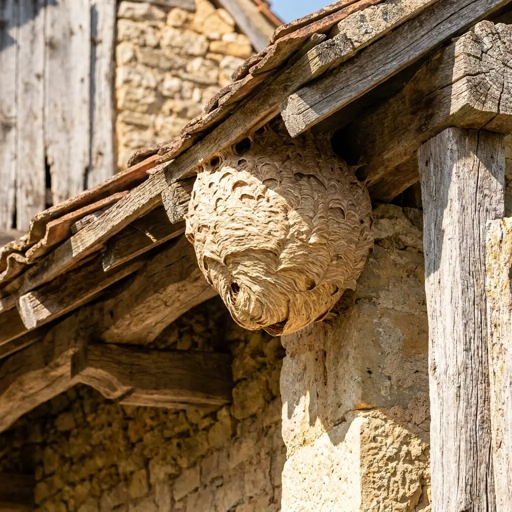 Le traitement professionnel des nids de frelons