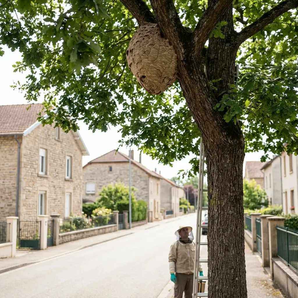 Nid de frelon Longeville-lès-Metz (57050)