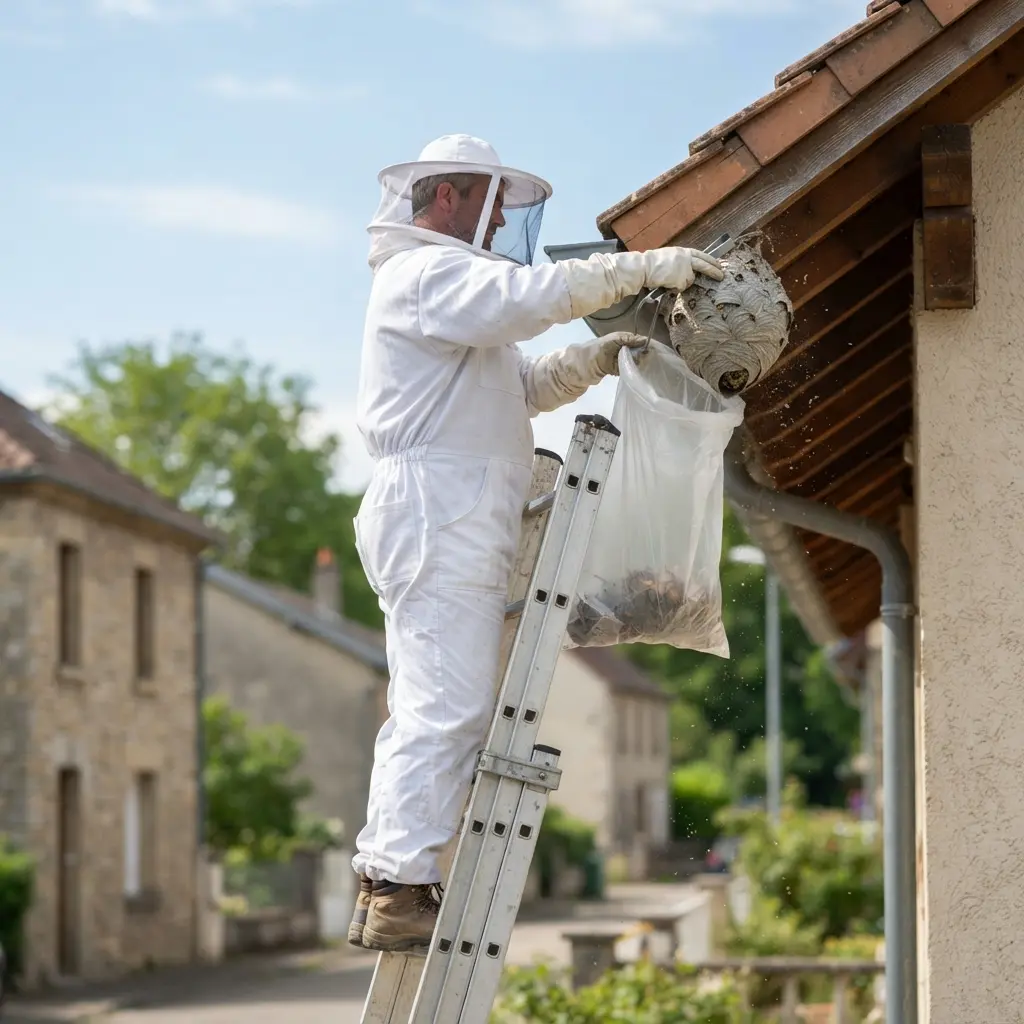Notre méthode d’élimination du nid de frelon à Metz