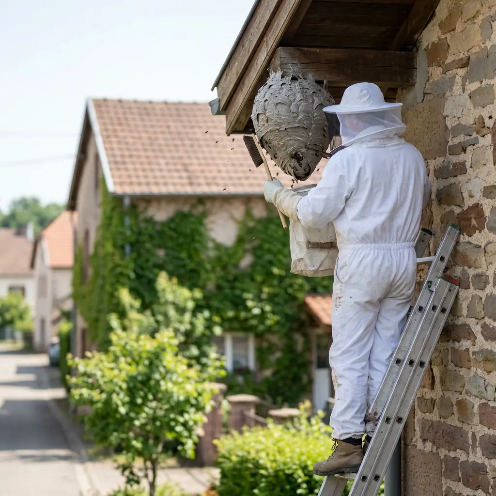 Comment réagir face à un nid de frelon à Bitche ?