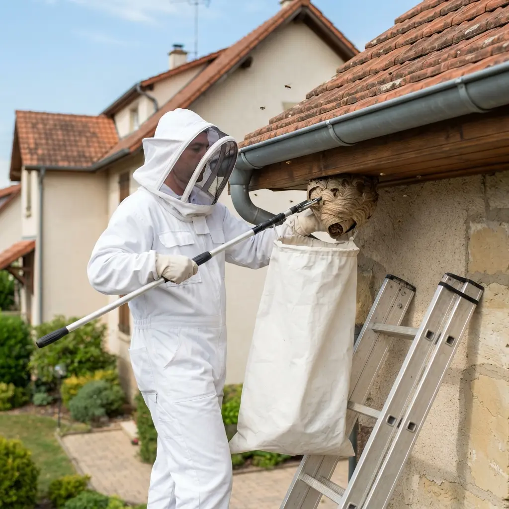 Notre approche technique pour supprimer le nid de frelon