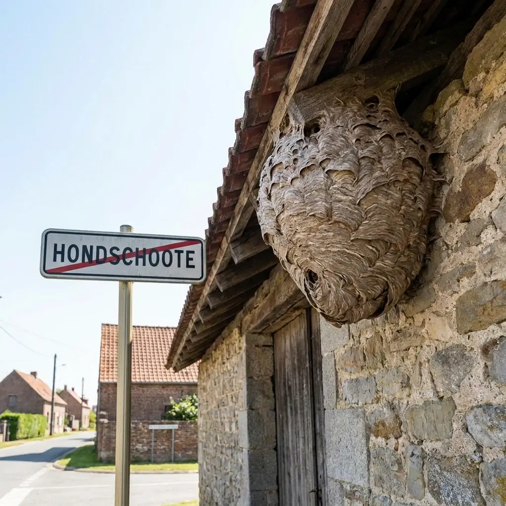 Nid de frelon Hondschoote (59122)